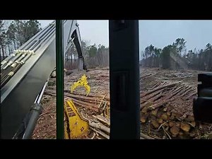 Load pine pulpwood loggin ❄️🌨