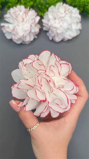How to make Easy Tissue Paper Flowers DIY Paper Craft Tutorial #crafts #foryou #diy
