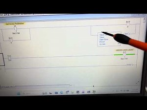 TON Timer Practical with Pushbutton