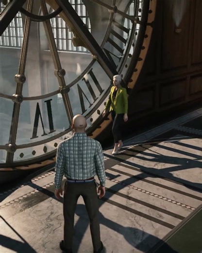 Agent 47 Removes Giant Watch Screw – Target Falls to His Death | Hitman 3 Stealth Kill