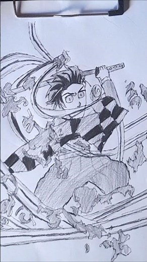 Tanjiro Drawing Guide: Easy Step-by-Step Demon Slayer Art Tutorial for Beginners #tanjirodrawing