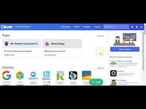 Students' QR code badges to sign in to Clever