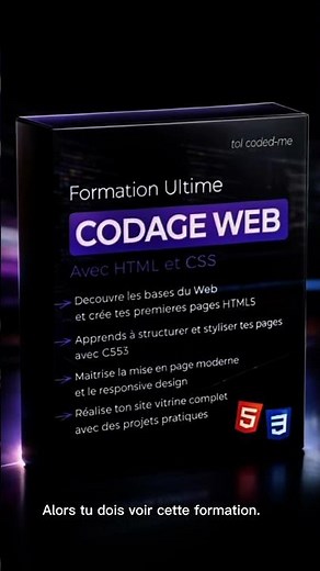 La formation Ultime HTML-CSS : De débutant à créateur de Sites Web.
