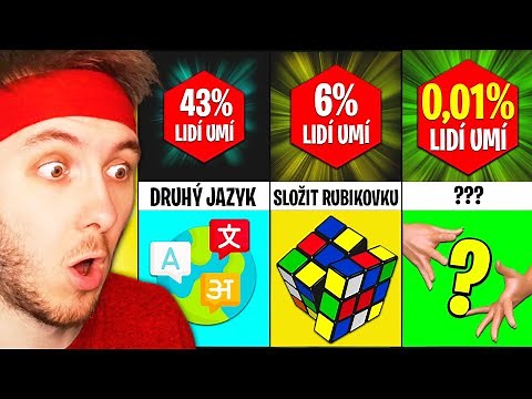 Jaké NEJTĚŽŠÍ dovednosti umíte? 💪