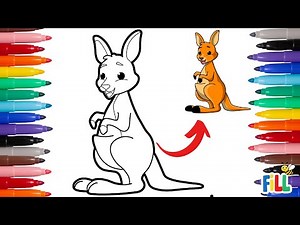 HOW TO DRAW A KANGAROO | EASY DRAWING FOR KIDS