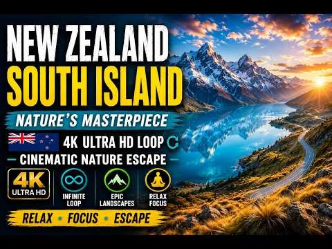 New Zealand Nature 4K 🇳🇿🏔️ | Infinite Loop 🔁 | Unreal Scenery ✨