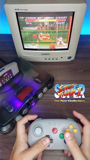 Street Fighter N64 🔥 #n64 #nintendo64 #superstreetfighter2 #streetfighter #retrogaming