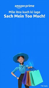 665K views · 459 reactions | Enjoy Free Same-Day Delivery on 10 Lakh+ products, Extra 5% Unlimited Cashback, Blockbuster Entertainment with Amazon Prime! | Amazon India | Facebook