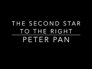 The Second Star to the Right - Peter Pan piano accompaniment