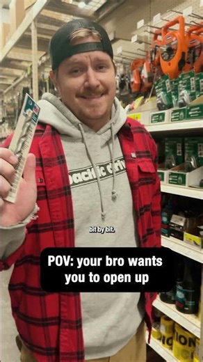 Getting deep at the hardware store #guys