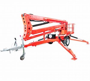 [Hot Item] Tgz-16 16m 18m Mini Small Articulating Boom Lift Truck Trailer Cherry Picker Bucket Lift Towable One Man Lift with CE