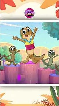 Urban Tails - Shake Ya Tail Song #shorts #kidssongs #kidscartoon #nurseryrhymestreet