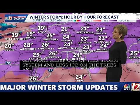 Major NC Winter Storm Updates: Forecast, emergency operations, road conditions 1/24 update