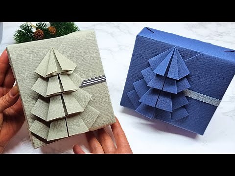 Traditional Holiday Gift Wrapping + Easy-to-make Christmas Tree Decoration | Gift Packing Ideas