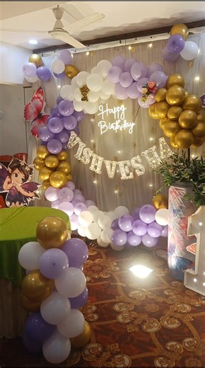 Birthday Decoration ideas 💡 Balloon decoration #balloon #balloondecoration #birthday #party