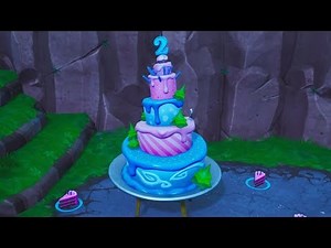 Fortnite Battle Royale - All 10 Birthday Cakes Locations Guide (2nd Birthday Challenges)