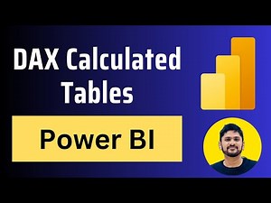 What are DAX Calculated Tables in Power BI | Power BI Tutorial | Amit Thinks | 2025