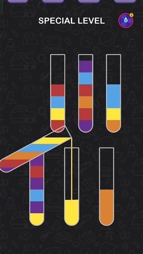 Water sort puzzle special level unlock 🎮 | Gaminghub0784 | Water sort puzzle game solving skills