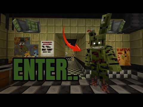 Building a FNAF 3 Style Horror Attraction in Minecraft! (Management Wanted Mod)