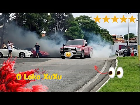 F-250 bruta acabou com tudo na saída do lago azul