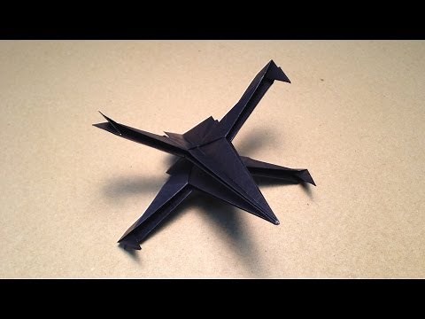 How to make an Origami X-Wing Starfighter / Star Wars