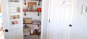 Create a Craft Storage Space in an Unused Closet | DoItYourself.com