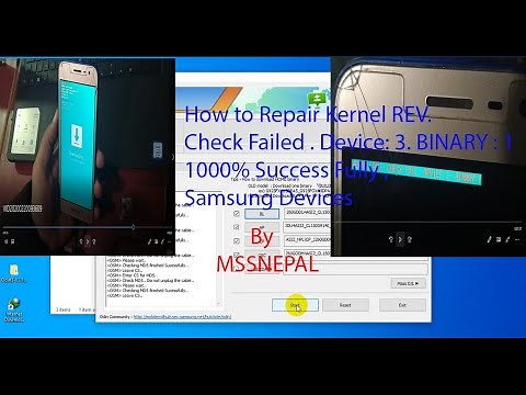 How to Repair Kernel Rev.Check Fail.Device: 3. Binary: 1( All Samsung Mobile Phone) By MSSNEPAL