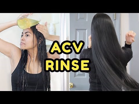 HOW YOU SHOULD DO AN APPLE CIDER RINSE IN THE SHOWER!