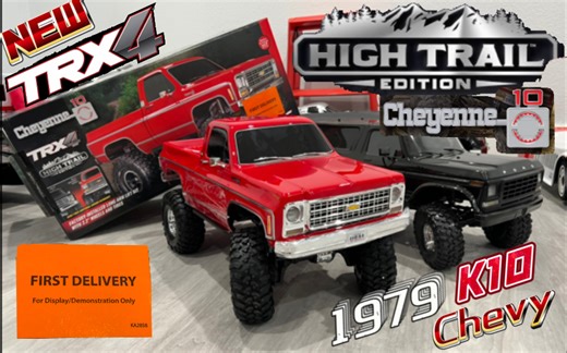 TRAXXAS经销商展示车‘’全新’’ TRX4 1979雪佛兰k10 皮卡 自带原厂升高套件 2.2大轮 对比TRX4