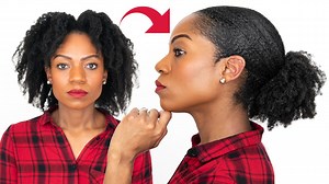 Here’s my quick and easy Low Sleek Puff tutorial created on my thick 4B/ 4C natural hair. As you’ll see in my video, I start off with my hair sectioned in half and proceed to apply the products to the back section of my hair first, before tying it into a ponytail to keep all my hair out of the way. Next, I take one half of the top section, separate it into two, apply the products, before moving onto the other half and repeating the same process. For the final quarter, I repeat the exact same pro