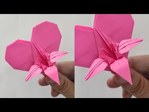Origami HEART & FLOWER | How to make a paper hearts