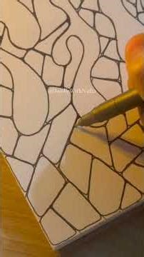 Drippy Doodle Tutorial 😻 Day 315 #doodlewithnadia #shorts #art #drawing #zentangles