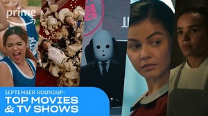 1.4K views · 13 reactions | Comedy, vengeance, romance, horrors, and magical journeys seemed to have been your top choices for the month of September. Presenting your September Roundup of Top Movies and Series. Binge it again, only on Prime Video. | Prime Video PH | Facebook