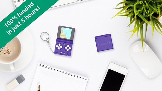 FunKey S - the world's smallest foldable handheld console