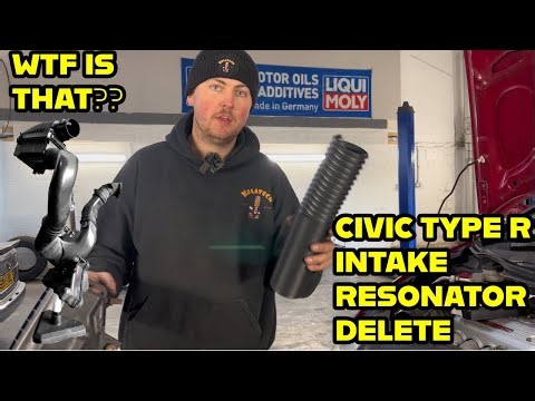 Civic type R FN2 / FD2 / 8th gen intake resonator delete ! With chat GPT AI assistance!