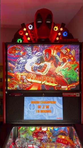 Expressive, Moving Deadpool Head Topper for Stern’s Deadpool Pinball Machine ThePinballScientist.com