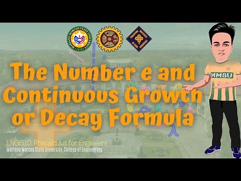 The Number e and Continuous Growth or Decay Formula | Exponential Functions | Precalculus