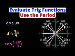 Use the Period to Evaluate Sin & Cos Functions | Trigonometry