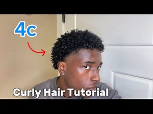How To Get Curls For Short 4C Hair FAST (Black Men)🤩