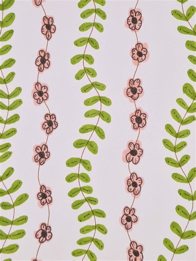 Relaxing Drawing with Leaves and Flowers Tutorial