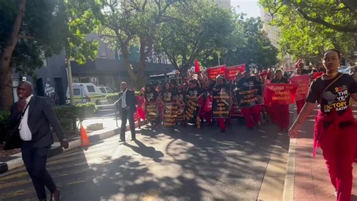 EFF Battalion Sings Revolutionary Songs in Parliament