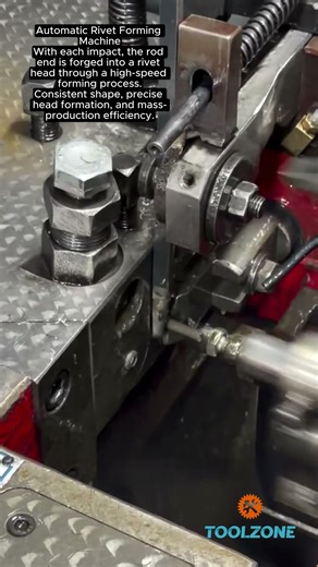 Automatic Rivet Forming Machine | High-Speed Impact Head Forming Process