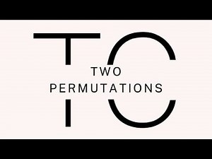 Day 1 : Two Permutations || codeforces - 1761A