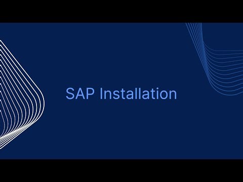 SAP Installation kurz zusammengefasst