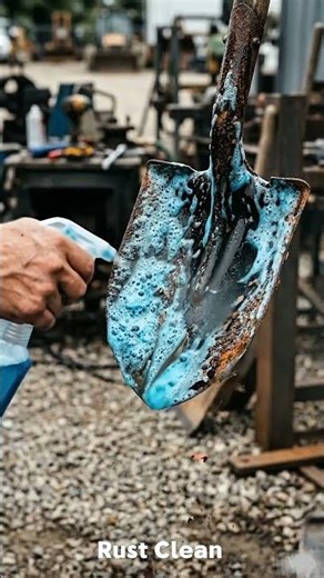 Watch This Satisfying Rust Removal on Metal Shovel 🔥 Satisfying Transformation You Won’t Believe 🤯✨