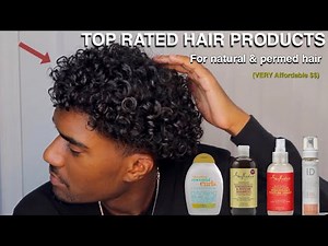 Top Hair Products to try for natural/permed Curls + styling demo for ALL