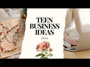10 Easy Business Ideas for Teens in 2026 | Beginner Friendly & Profitable