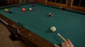 Playing a round of Billiards - Free Stock Video