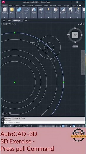 AutoCAD 3D Coupling Design Step by Step Modeling Tutorial #AutoCAD3D #CADDEngineer
