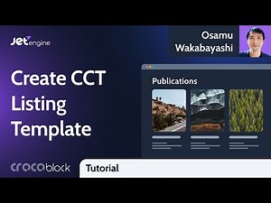 How to Create Custom Content Type Listing Template in WordPress | JetEngine